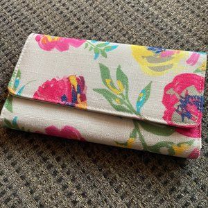 Floral Print Tri-fold Women's Wallet